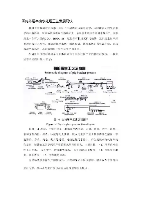 国内外屠宰废水处理工艺发展现状