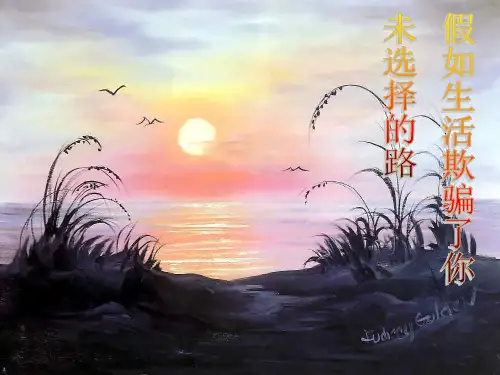 外国诗两首 假如生活欺骗了你 课件2