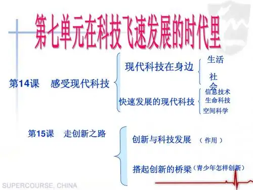 《在科技飞速发展的时代里》复习课件_鲁教版 2