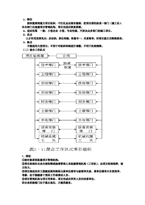 第二章：项目组织