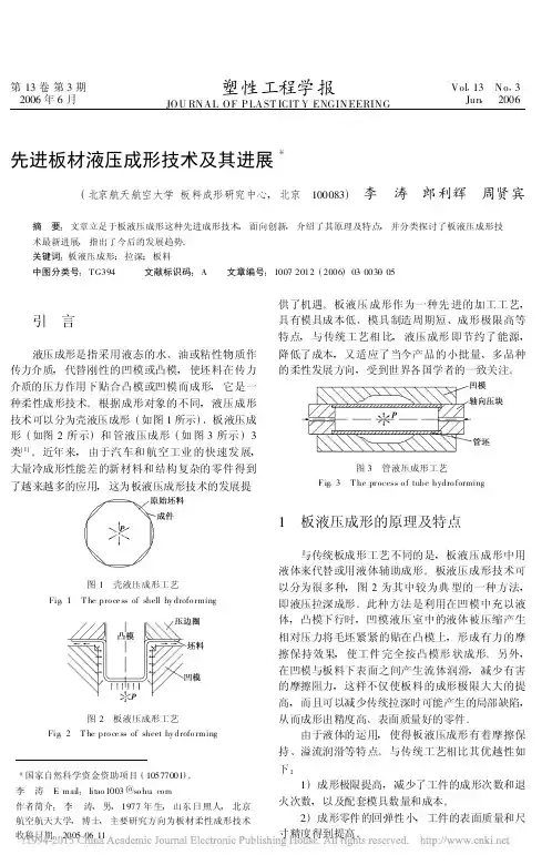 先进板材液压成形技术及其进展_李涛