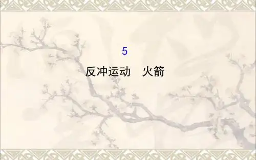 高中物理16.5反冲运动火箭(精讲优练课型)课件新人教选修35