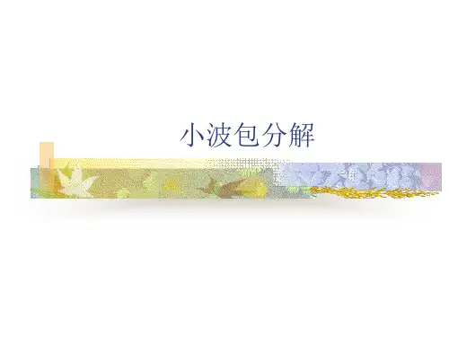 小波包分解