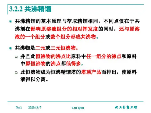 共沸精馏