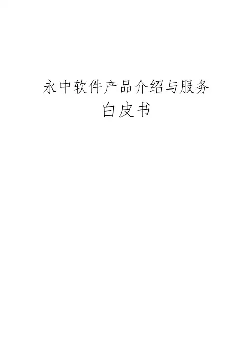 软件产品介绍与服务
