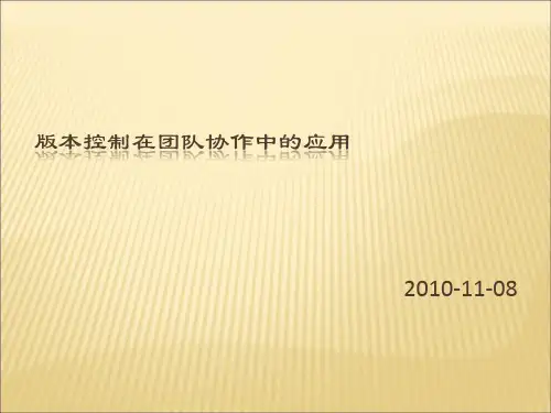 SVN基本操作培训