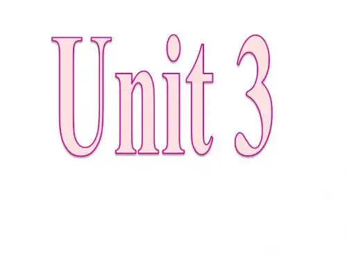unit3 复习课件
