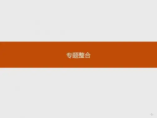 2017-2018高中历史人民版选修4课件：专题整合1 古代中国的政治家