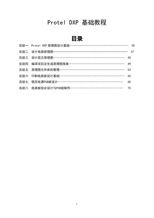 DXP基础教程