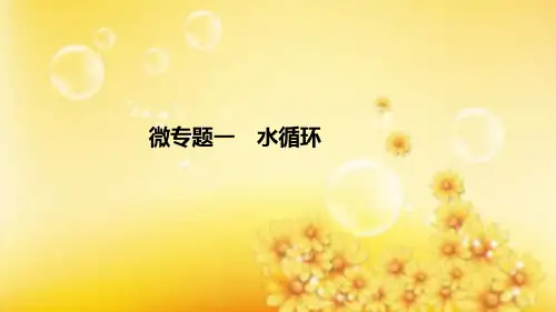 专题复习水循环讲解学习