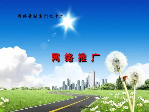 网络营销系列之网络推广