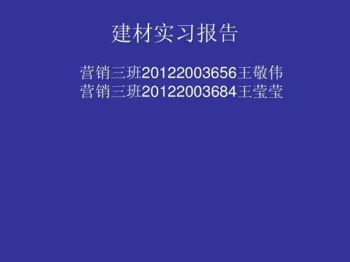 营销3班-王敬伟 王莹莹