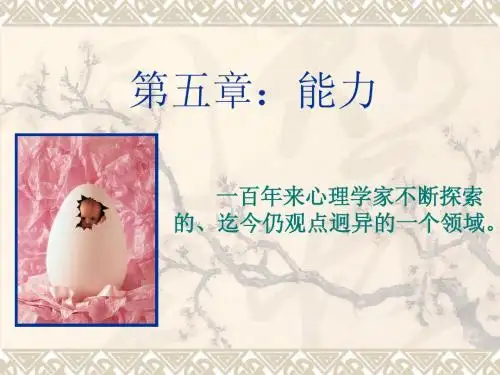 5第五章:能力