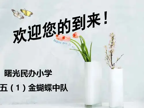 期中家长会PPT