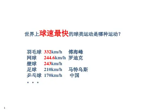 羽毛球基础知识学习简介ppt课件
