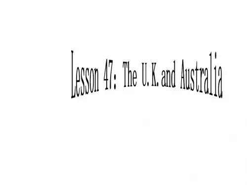2014秋冀教版七年级英语上Unit8 Lesson47同步教学课件