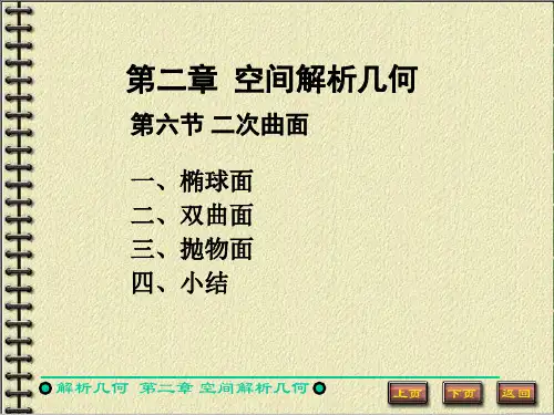 空间解析几何6