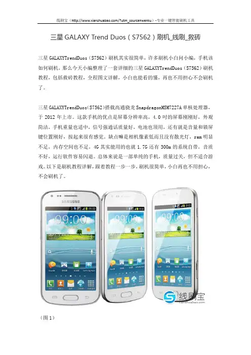 三星G3819D(电信版)刷机教程图解_线刷救砖攻略