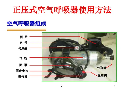 正压式空气呼吸器使用方法培训课件