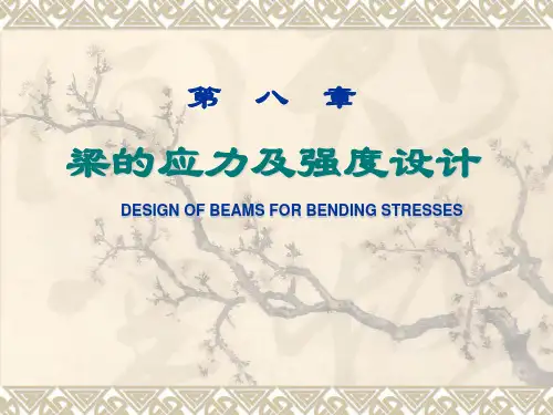 工程力学精品课程-梁的应力及强度设计