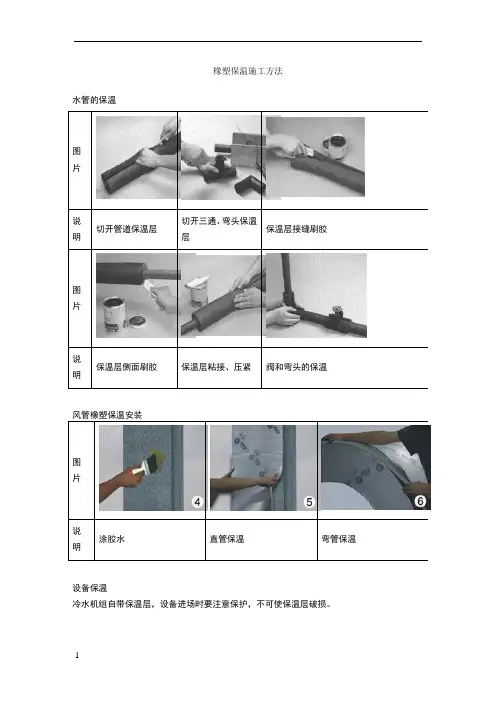 橡塑保温施工方法