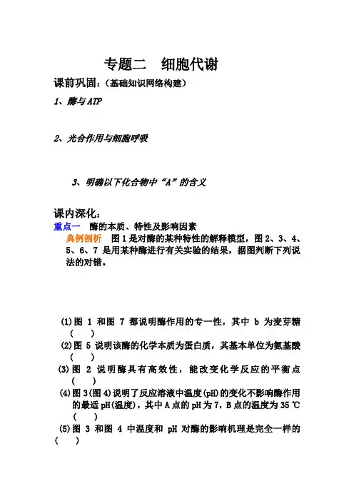 细胞代谢专题