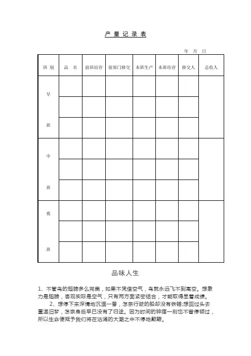 产量记录表.doc
