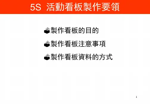 看板内容教材)
