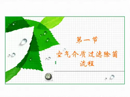 第一讲 空气除菌流程