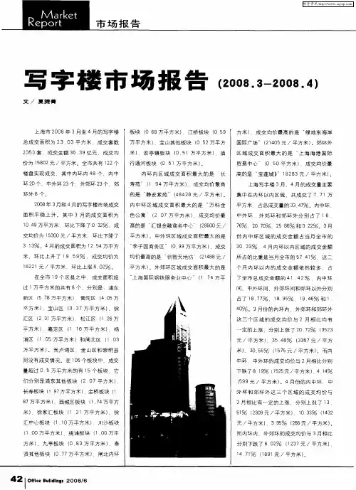 写字楼市场报告