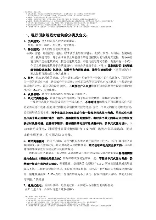 各类建筑名称的解释