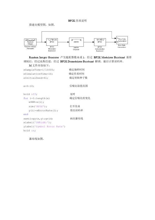 BPSK仿真说明