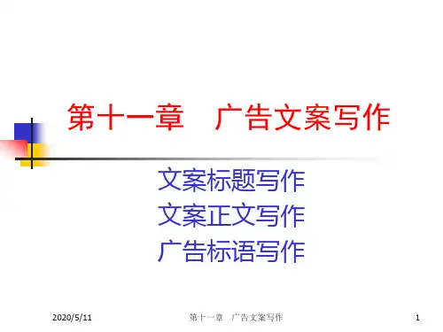 《广告文案写作》PPT课件