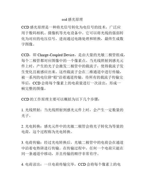 ccd感光原理