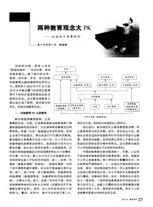 两种教育观念大PK——合适的才是最好的