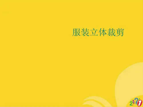 服装立体裁剪标准版资料