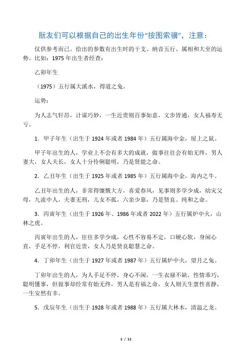 12生肖天干五行