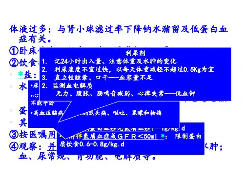 慢性肾炎的护理措施