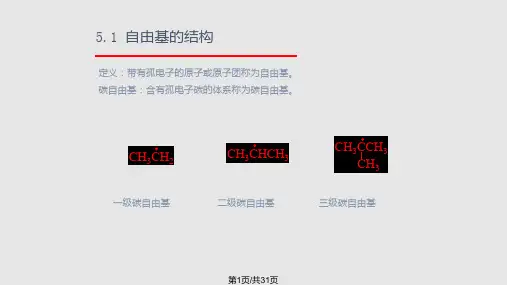 自由基反应PPT课件