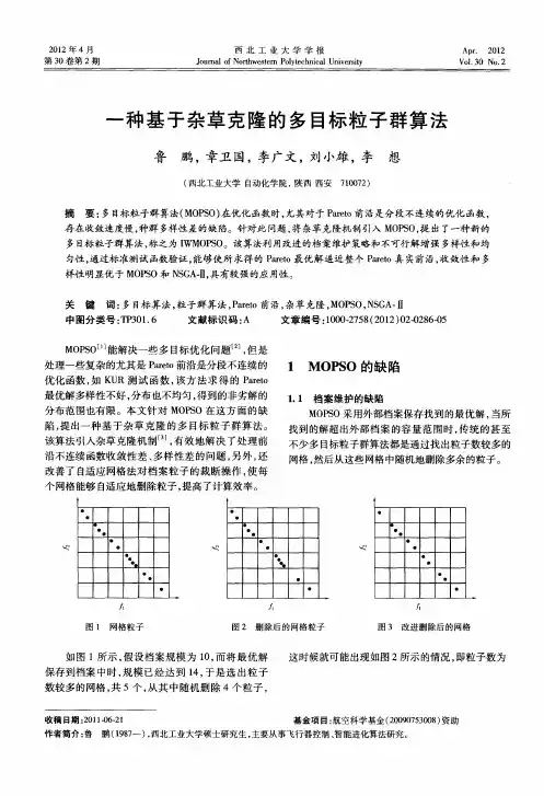 一种基于杂草克隆的多目标粒子群算法