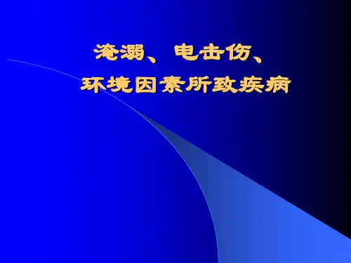 淹溺、电击伤、环境因素.pptx