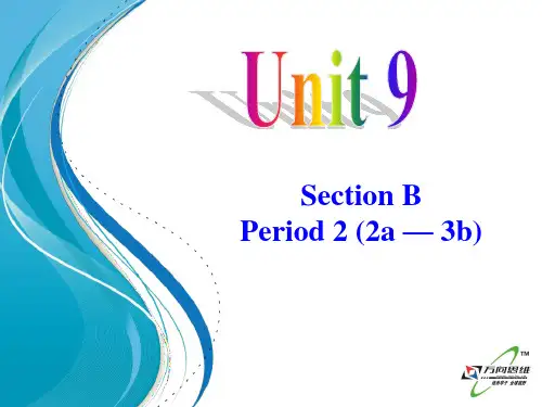 2015年 九年级英语Unit 9 I like music that I can dance to  Section B-2