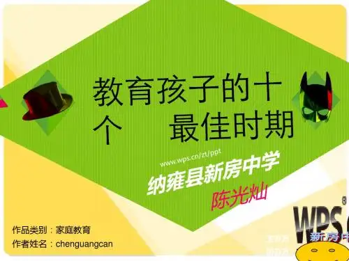 教育孩子的十个最佳时期