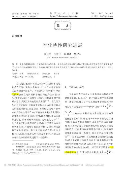 空化特性研究进展_管金发