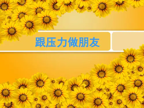 跟压力做朋友