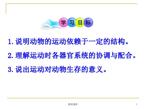 5.2.1动物的运动