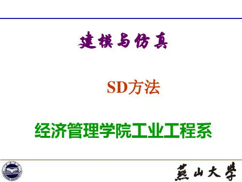 建模与仿真(SD部分)