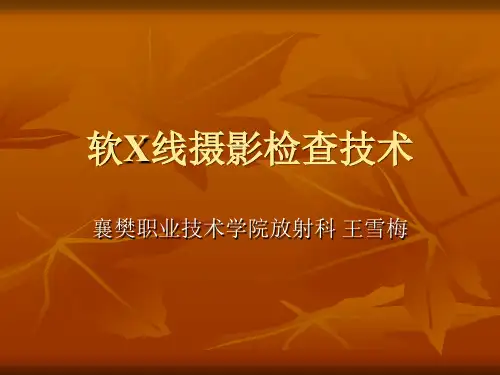 第四章软X线检查
