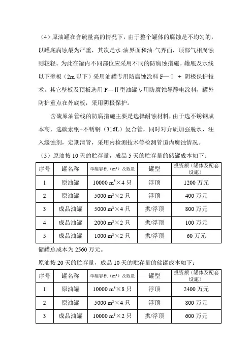 油罐防腐资料