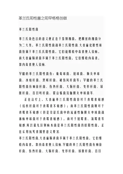 细菌分类大全